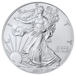 1 oz American Silver Eagle Coin BU (Random Year)