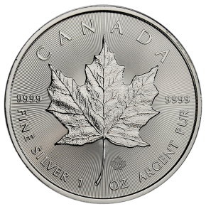1 oz Canada Silver Maple Leaf Coin – Random Date