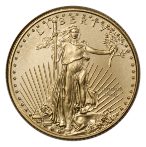 1/10 oz American Gold Eagle Coin BU (Random Year)