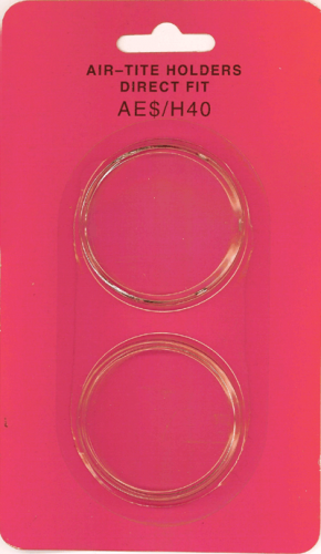 Air-Tite 40mm Direct Fit Coin Capsule – Fits Most 1 oz Coins