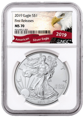 MS70 Silver American Eagle – Random Date (NGC/PCGS)
