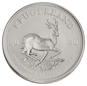 South Africa 1 oz Silver Krugerrand – Random Year