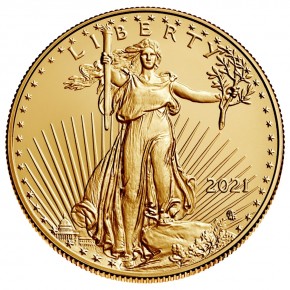 1/4 oz American Gold Eagle Coin BU (Random Year)