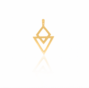 Victorious Arrow Pendant – 24K Pure Gold