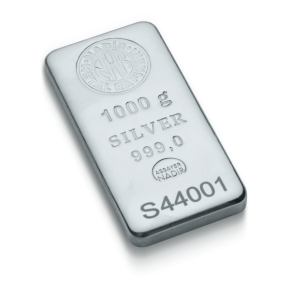 1 Kilo Cast Silver Bar – .999 Fine Silver