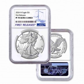 American Silver Eagle Proof – PF70 Ultra Cameo (Random Year)