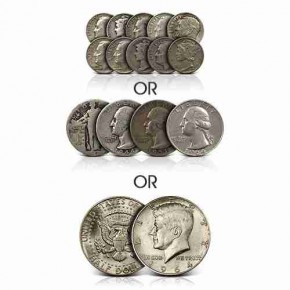 90% American Silver Coins – $1 Face Value
