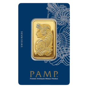 PAMP 1 oz Lady Fortuna Veriscan® Gold Bar (in CertiPAMP™ Assay)
