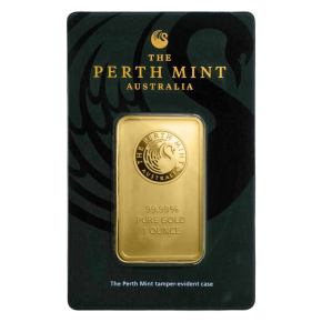 Perth Mint 1 oz Gold Bar (in Assay Card)