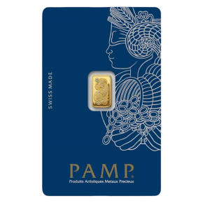 PAMP 1 gram Lady Fortuna Gold Bar (in CertiPAMP™ Assay, VERISCAN™)