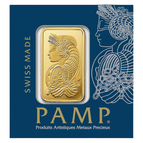 PAMP 1 gram Lady Fortuna Gold Bar – (in Mini Assay)