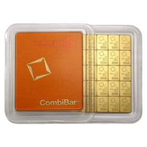 Valcambi 50×1 g Gold CombiBar™ (in Assay Card)