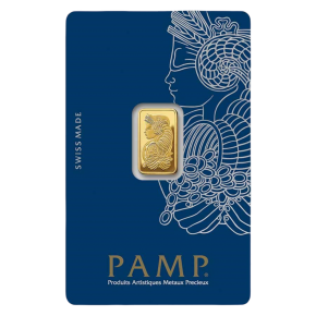 2.5 g Gold Bar – PAMP Suisse Lady Fortuna (in Assay)