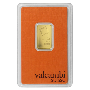 5 g Gold Bar – Valcambi Suisse (in Assay)