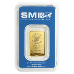 5 g Gold Bar – Sunshine Minting (Mint Mark SI™, in Assay)