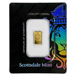 1 g Gold Bar – Scottsdale x Argor-Heraeus (Certi-Lock® Assay)