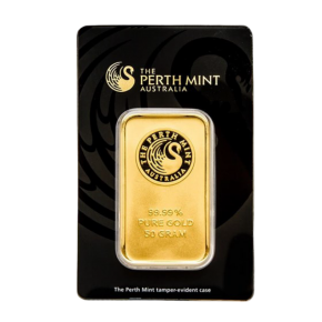 50 g Gold Bar – The Perth Mint (In Assay)
