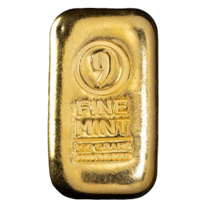 100 g Gold Bar – Secondary Market (Varied Brands)