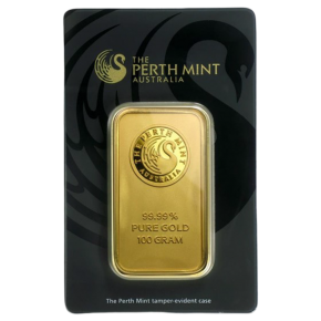 100 g Gold Bar – The Perth Mint (In Assay)