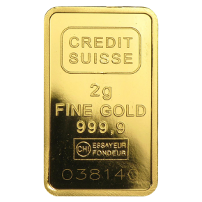 2 g Gold Bar – Secondary Market (.999+ Fine)