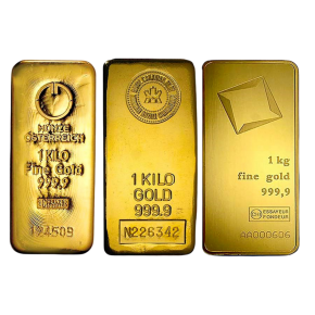1 Kilo Gold Bar – Secondary Market (.9999 Fine)