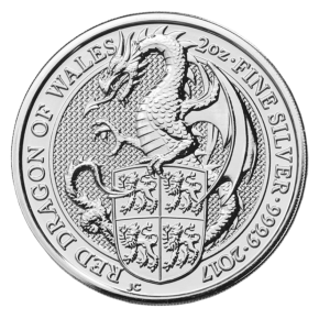 2 oz Silver Queen’s Beasts BU (Random)