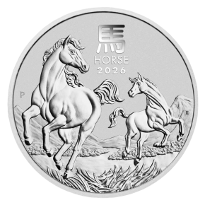 2026 Australia 1 oz Silver Lunar Horse – BU (Series III)