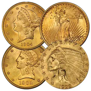 Pre-33 Gold Coins