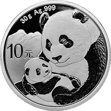 Chinese Silver Panda Coins