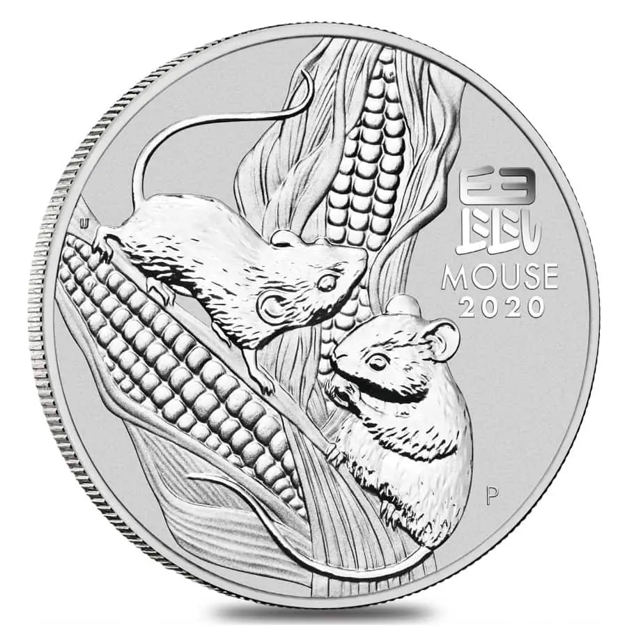 Perth Mint Year of the Mouse Silver Coins (Lunar Series III)