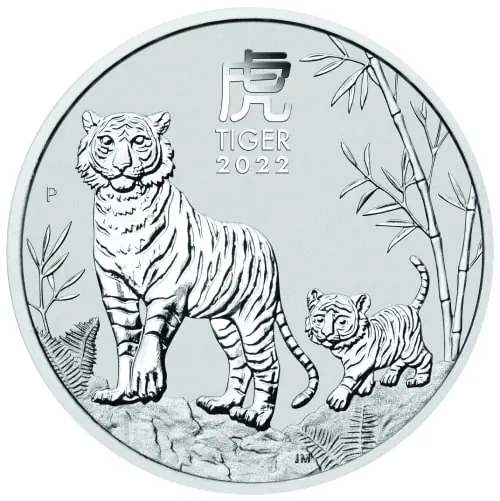 Perth Mint Year of the Tiger Silver Coins (Lunar Series III)